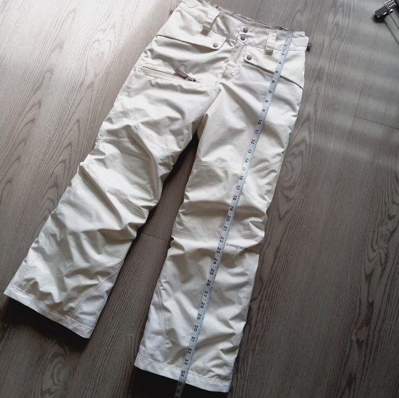 Patagonia Girl's Snowbelle Pants Birch White M(10) - Picture 16 of 16